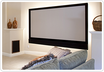 Home Theater Projector Screen in Tampa, FL